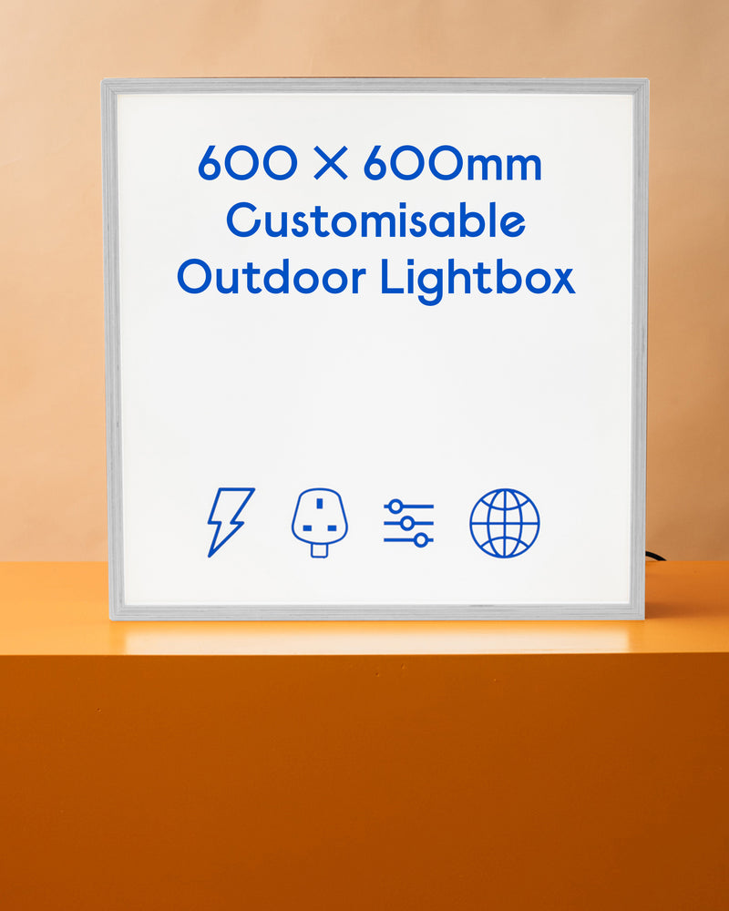 600 x 600mm Outdoor Lightbox