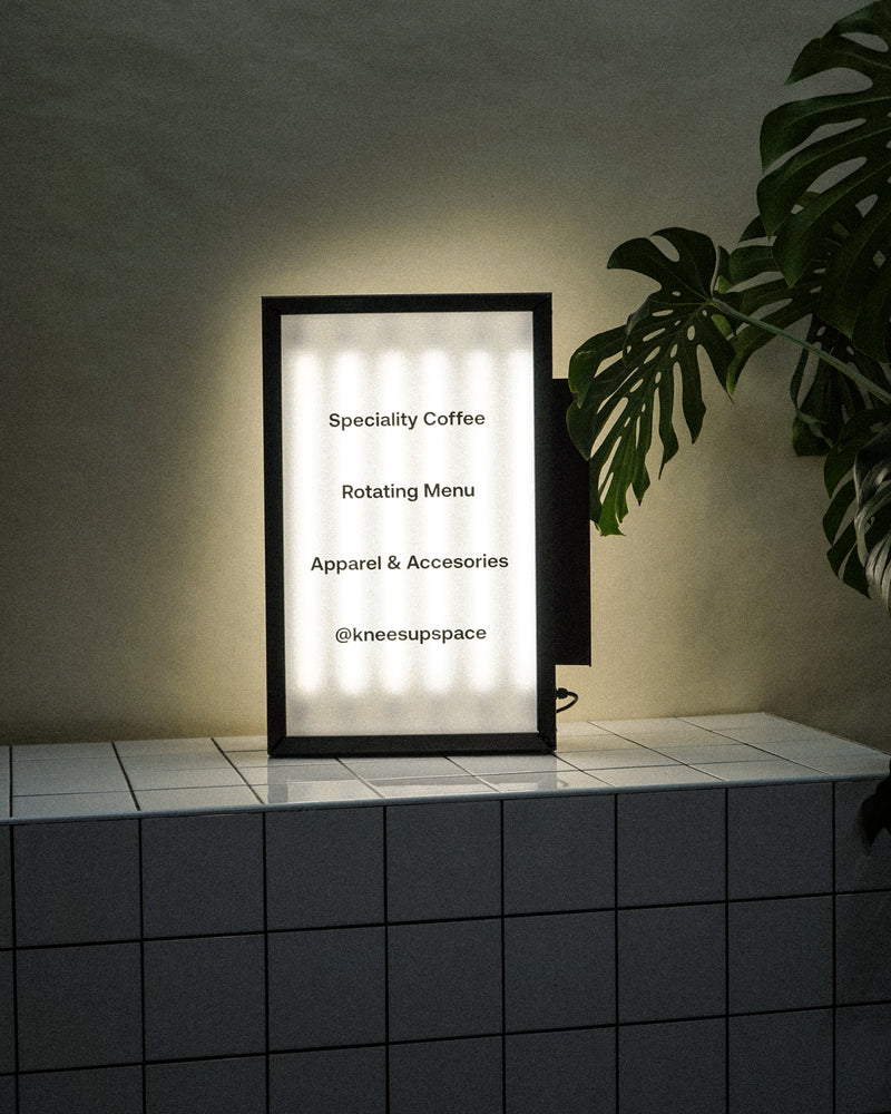 Aluminium Double-sided Lightbox - Tube Light