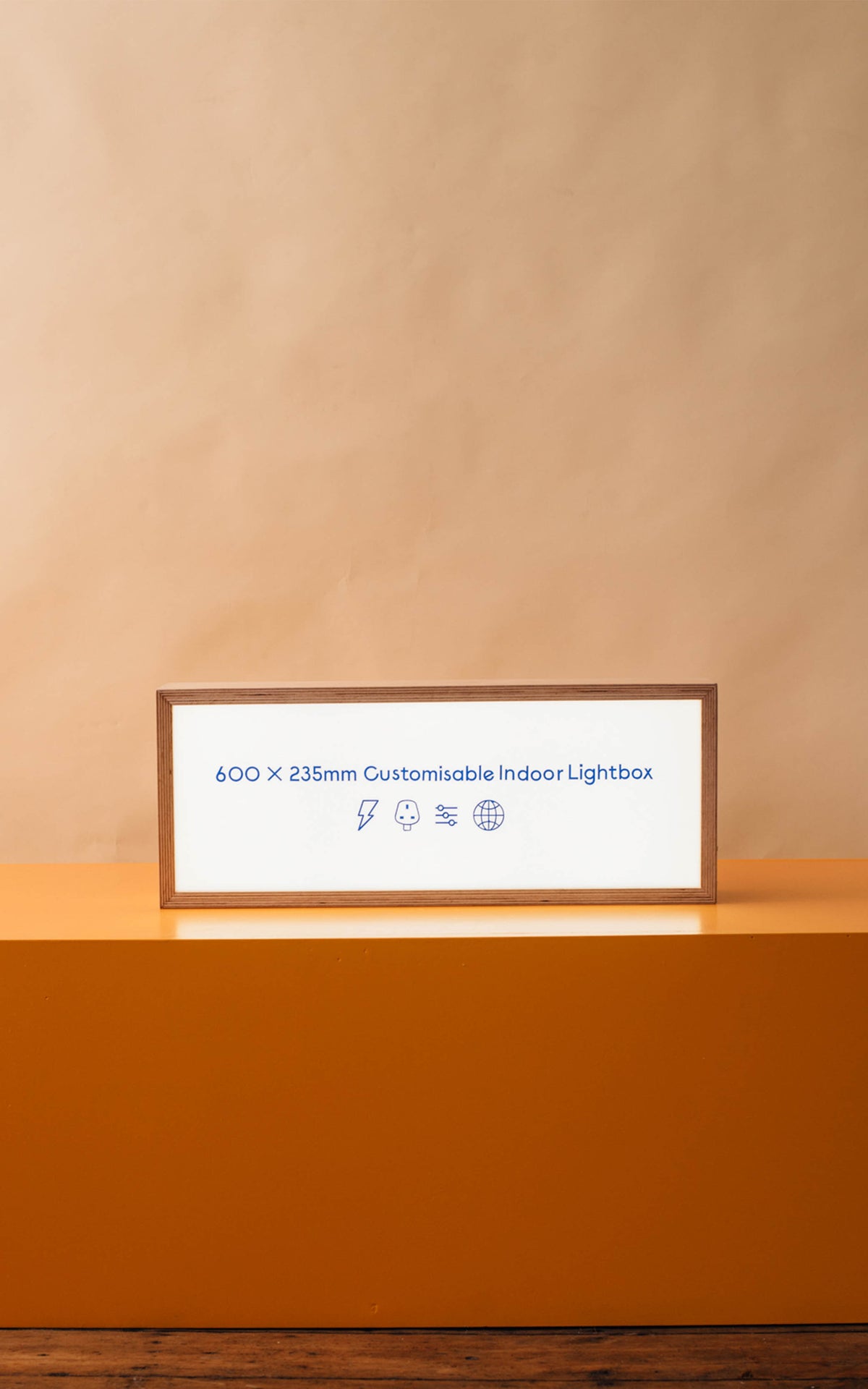 600 x 235mm Indoor Lightbox