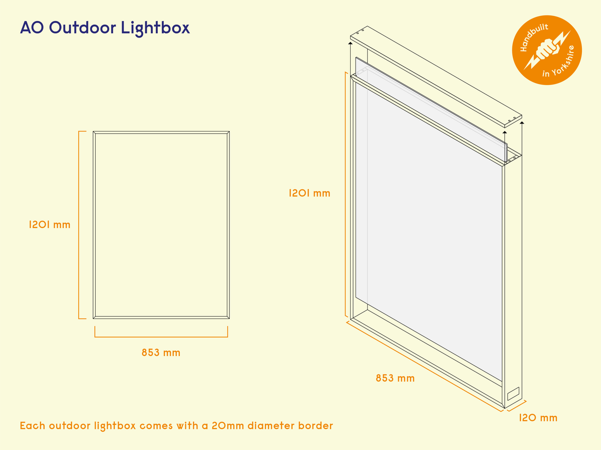 A0 Outdoor Lightbox