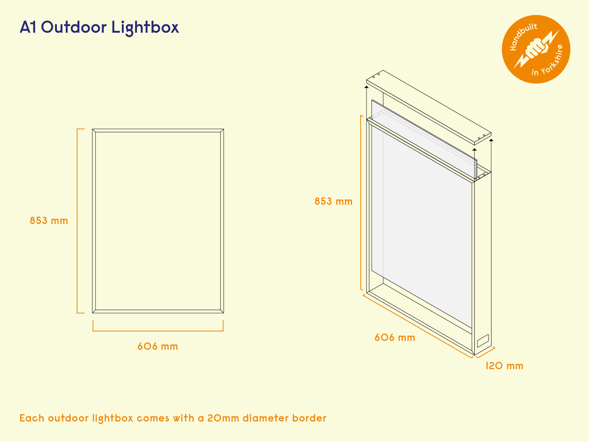 A1 Outdoor Lightbox