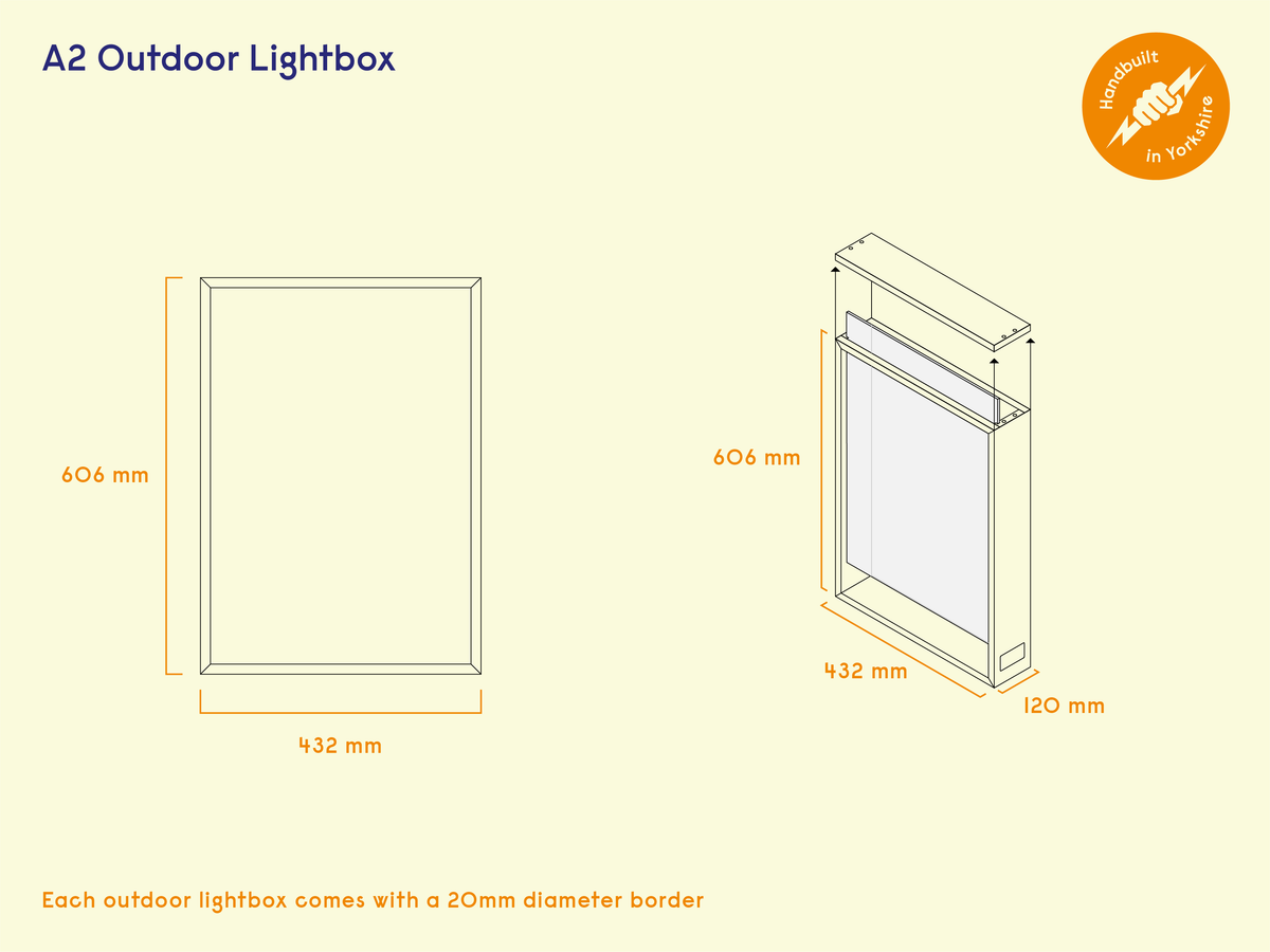 A2 Outdoor Lightbox