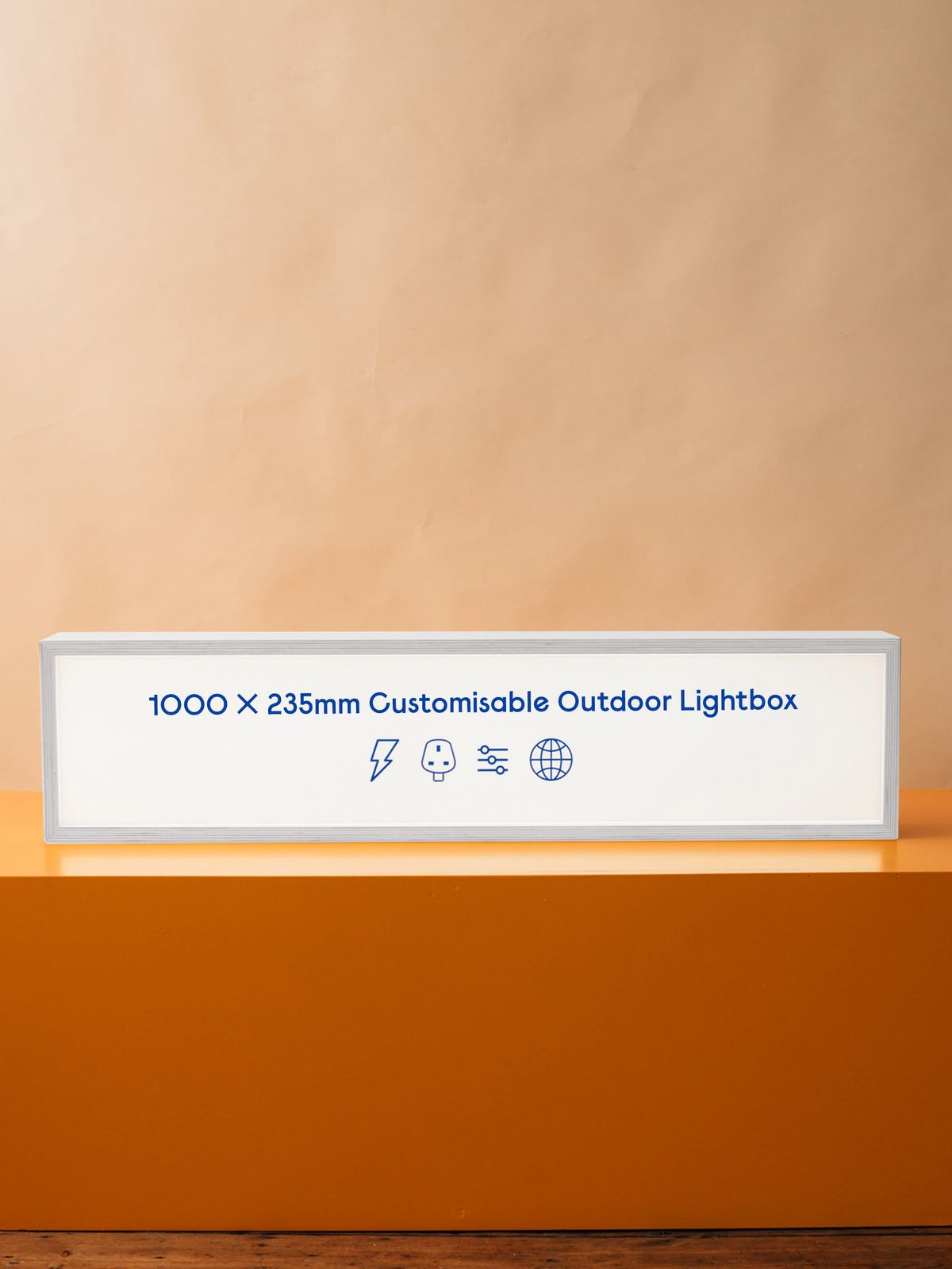 1000 x 235mm Outdoor Lightbox
