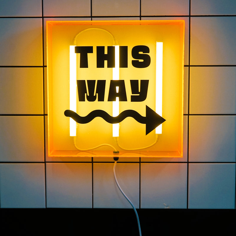 Fluorescent Neon Box - Square