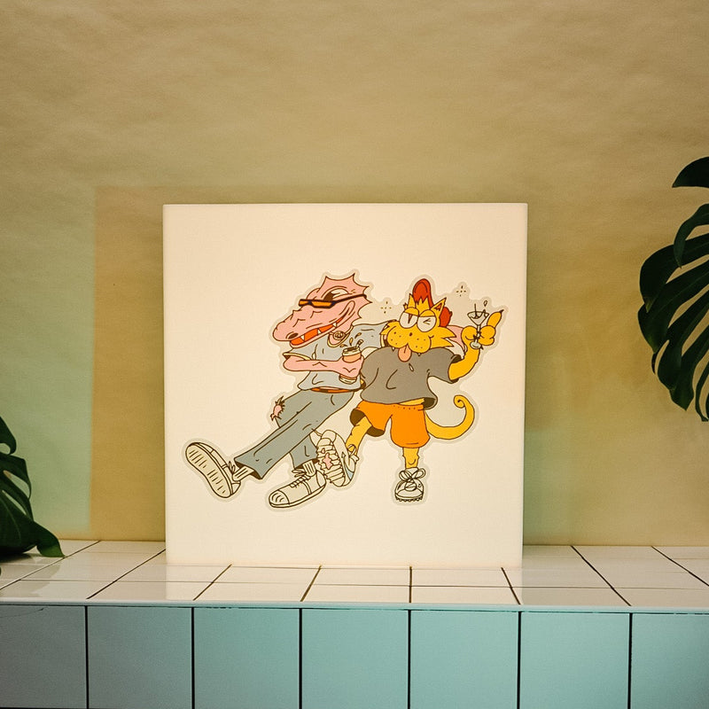 Borderless Signs - 600x600x100mm