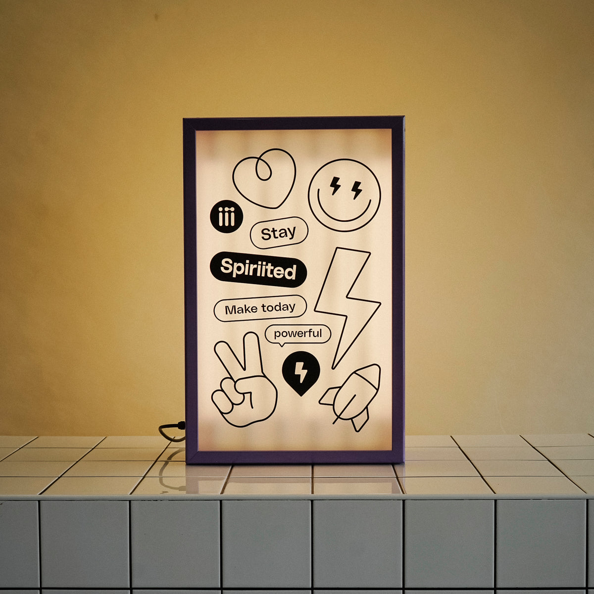 Aluminium Double-sided Lightbox - Tube Light