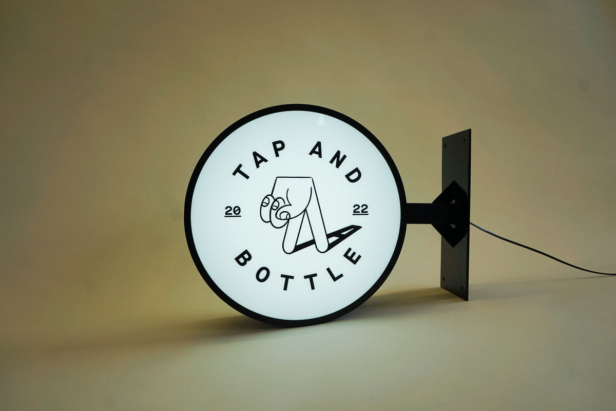 Metal Circular Double-sided Lightbox – Lightabox