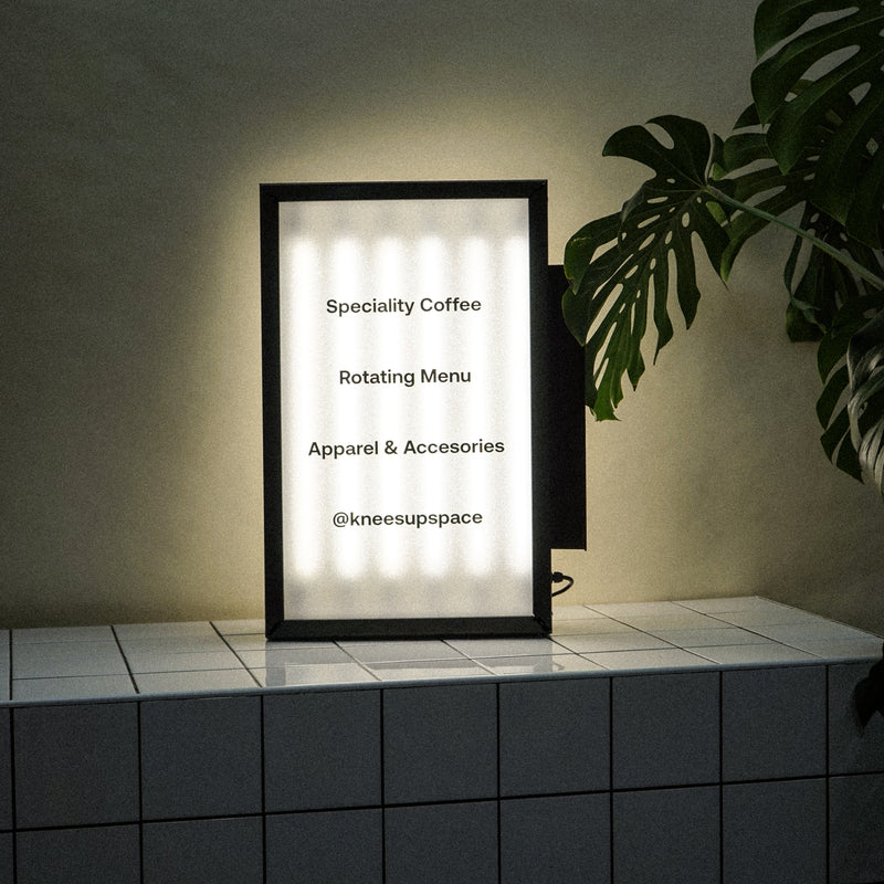 Aluminium Double-sided Lightbox - Tube Light