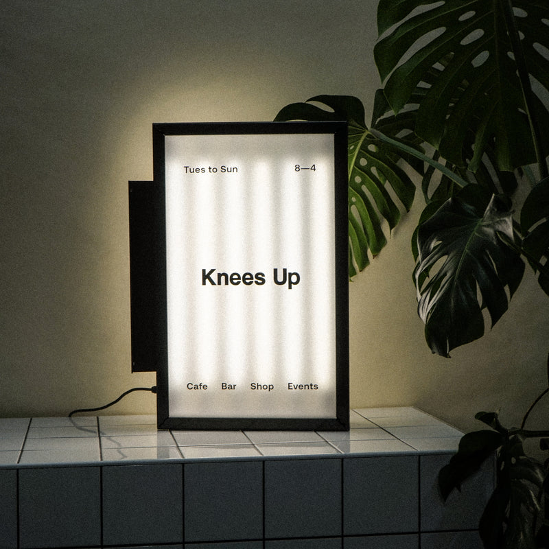 Aluminium Double-sided Lightbox - Tube Light