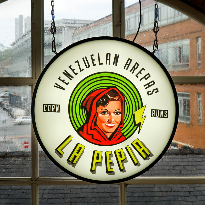 Aluminium Circle Lightbox - Single-sided