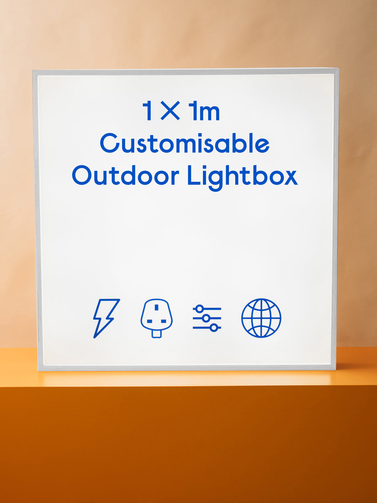 1 x 1m Outdoor Lightbox