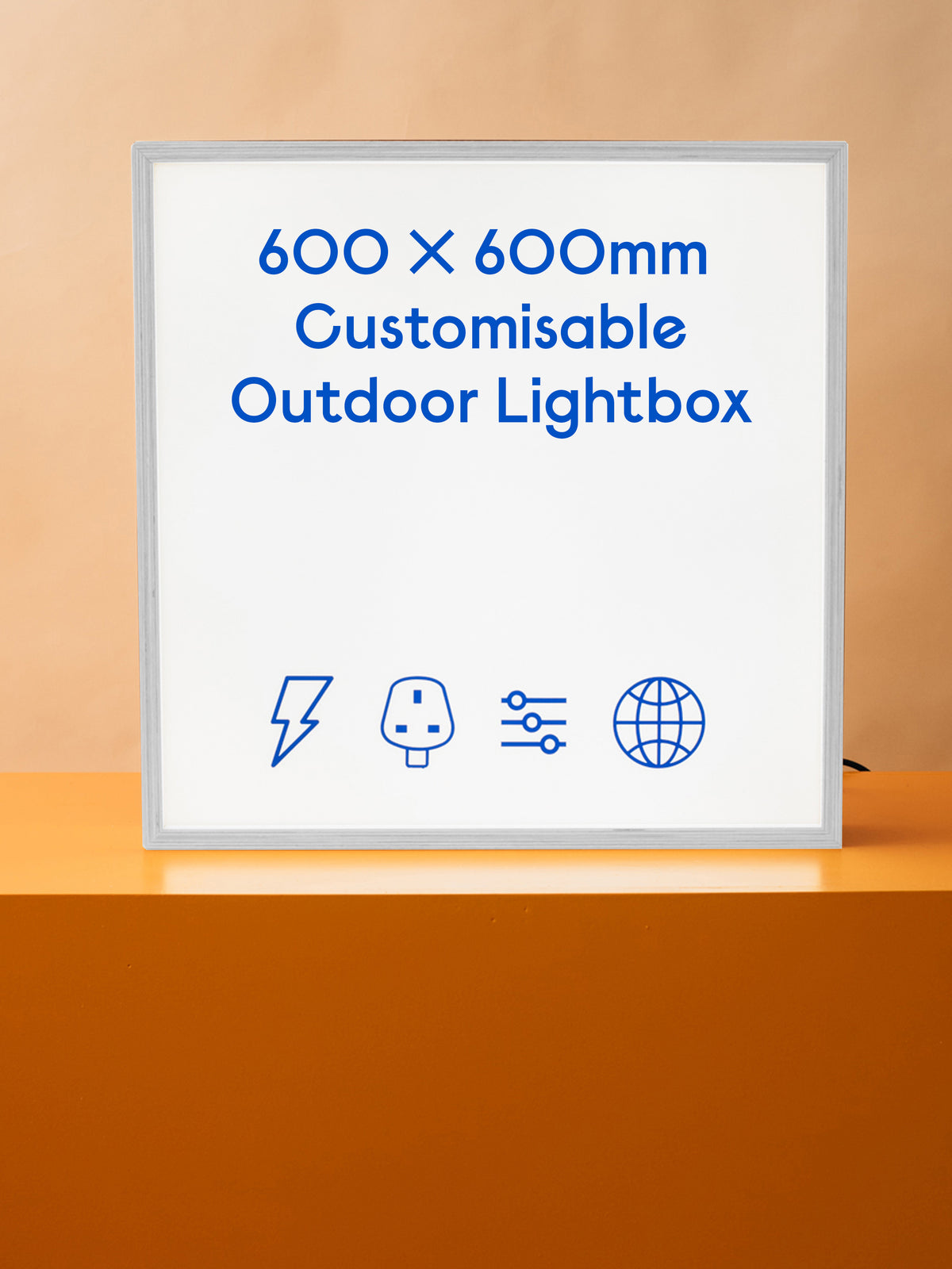 600 x 600mm Outdoor Lightbox